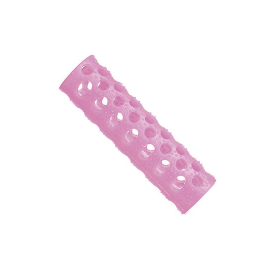 BOLSA DE 12 BUCLES ROSA TRASLUC.13 MM