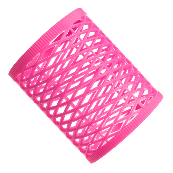 BOLSA DE 12 BUCLES ROSA TRASLUC.54 MM