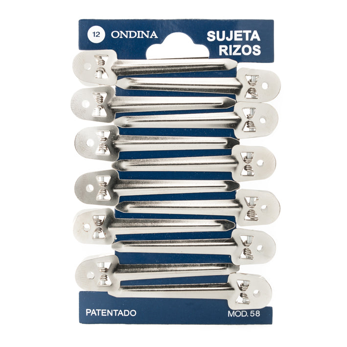 BOLSA DE 12 PINZAS METALICAS MEDIANAS