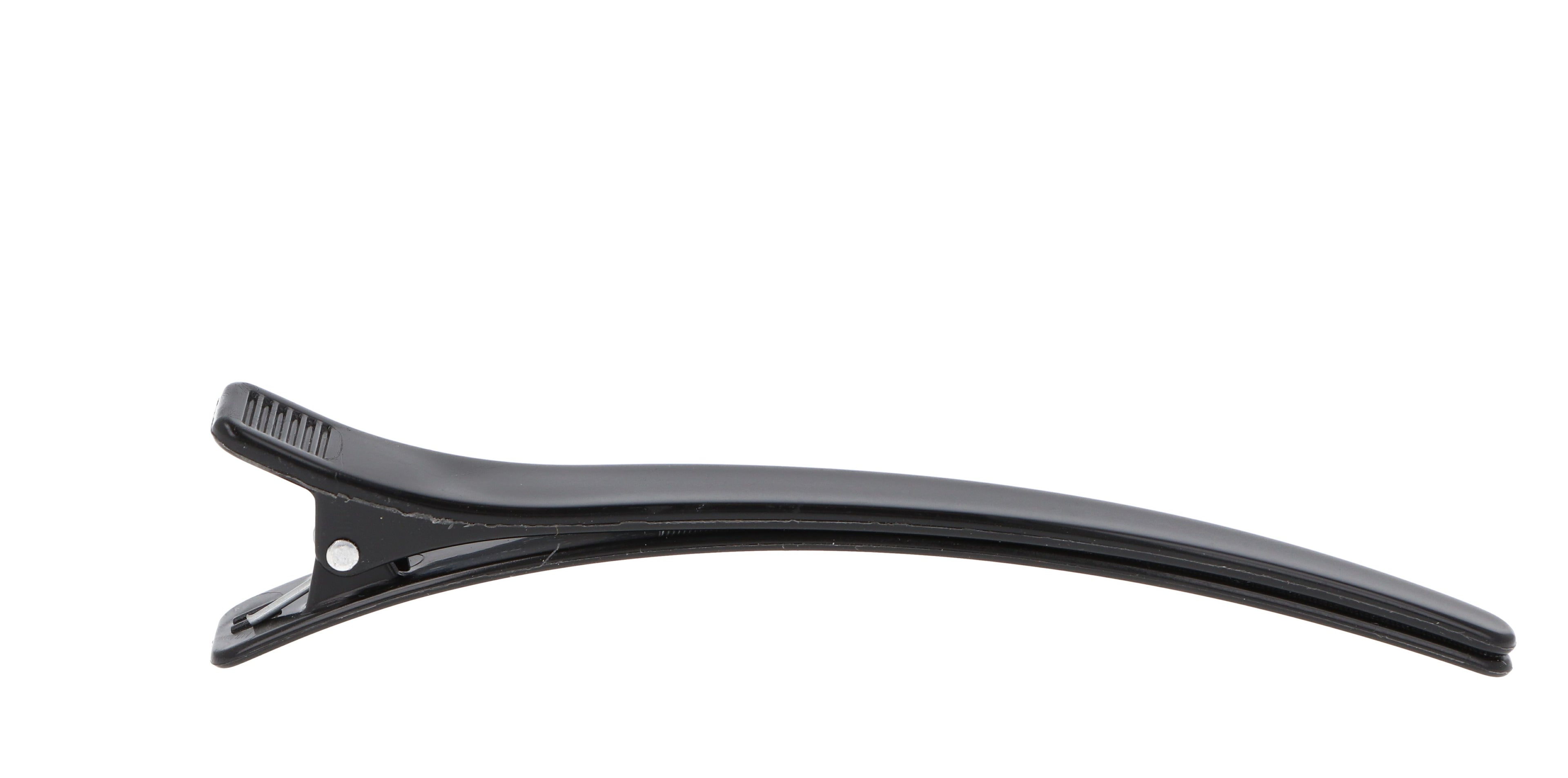 CARTON 6 PINZAS PLASTICO PROFESIONAL NEGRO