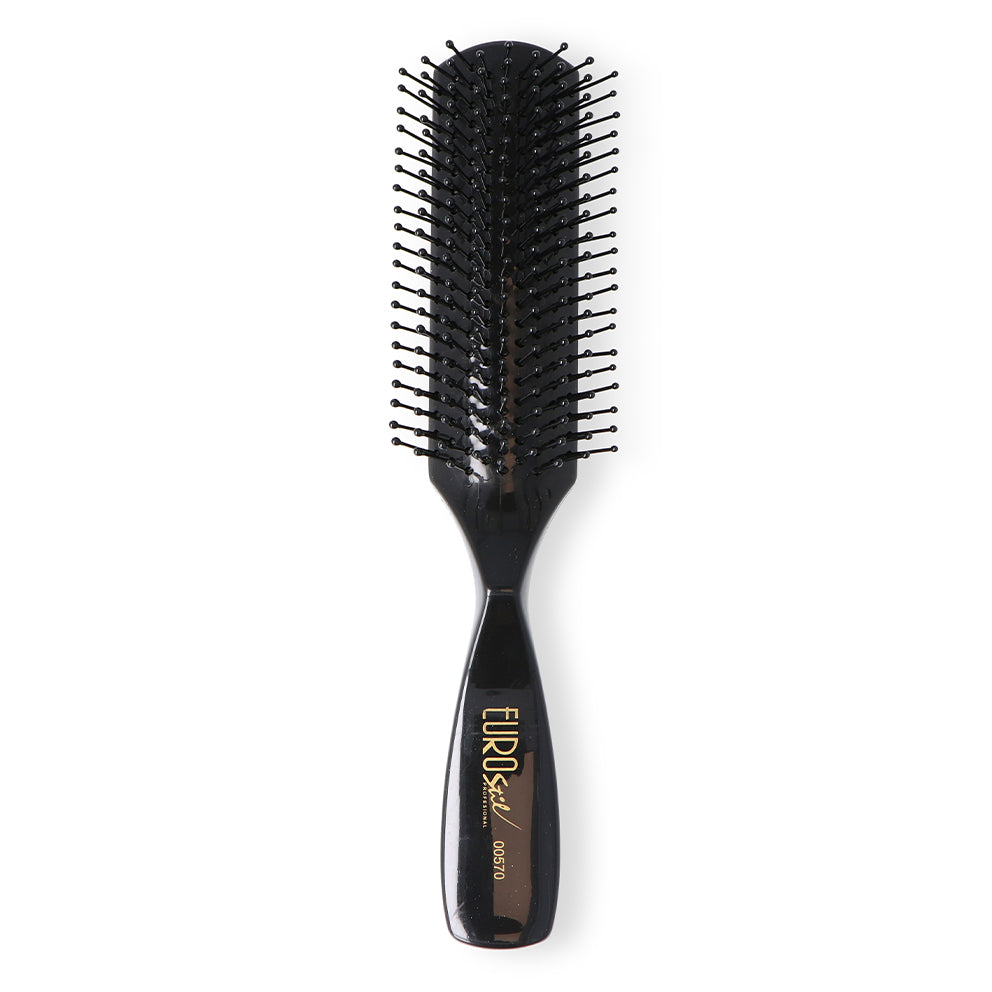 CEPILLO PLASTICO PLANO GRANDE NEGRO