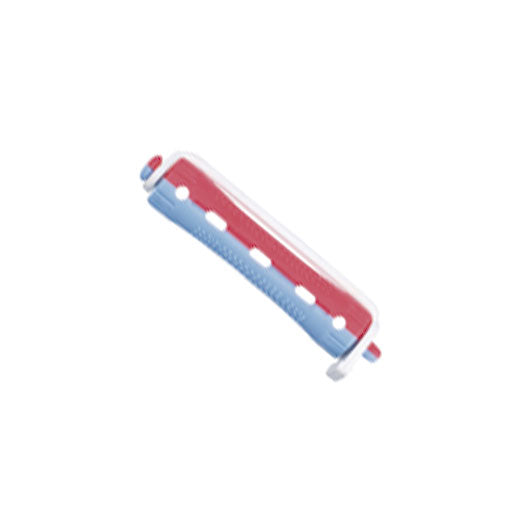 BOLSA DE 12 BIGUDIS PLAST.BICOLOR CORTO