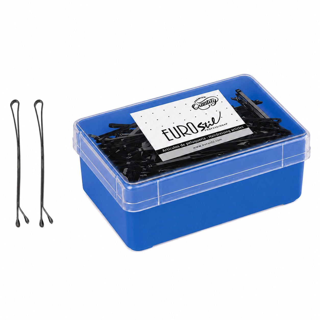 CAJA 150 CLIPS NEGRO EUROSTIL70 MM