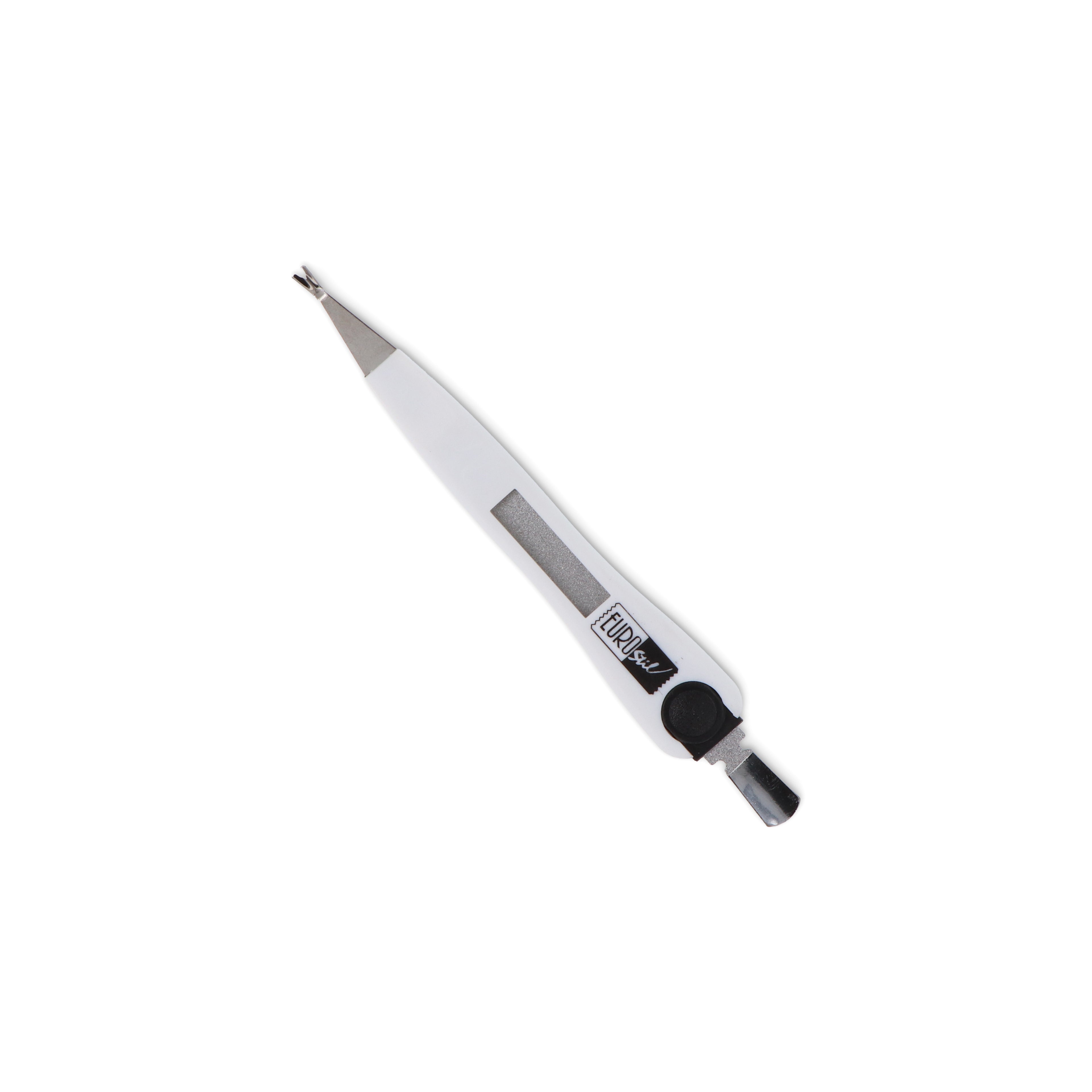 CORTA CUTICULAS BLANCO CON LIMA