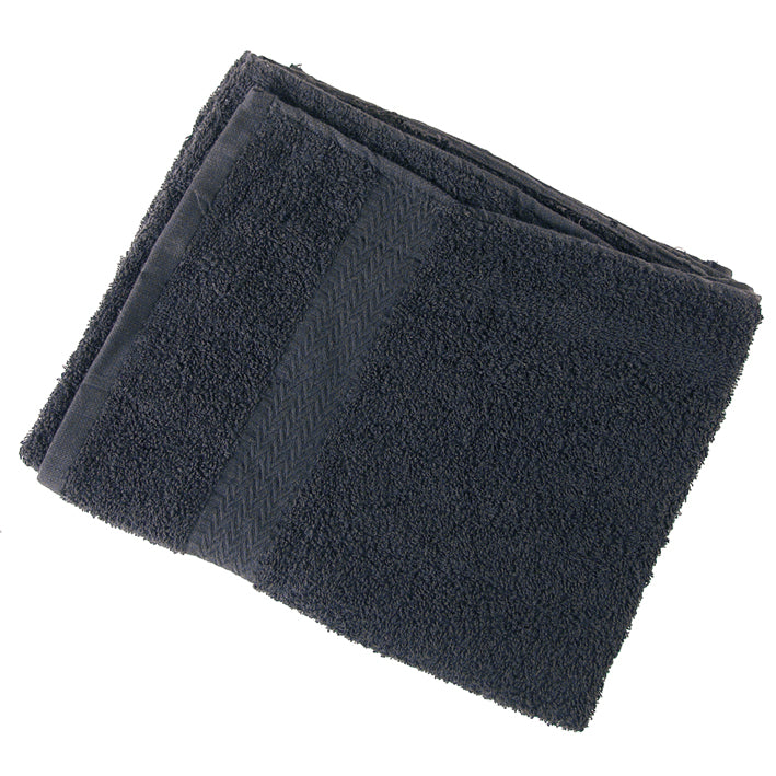 TOALLA 100% ALGODON 40X80 380GRS/M2 NEGRA