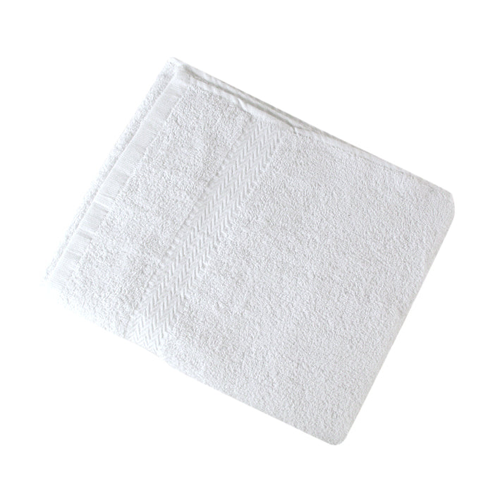 TOALLA 100% ALGODON 40X80 380GRS/M2 BLANCA