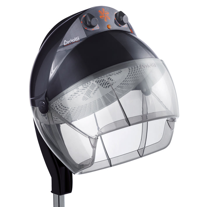 SECADOR CASCO GONG NEGRO SOPORTE PIE 4 VELOCID