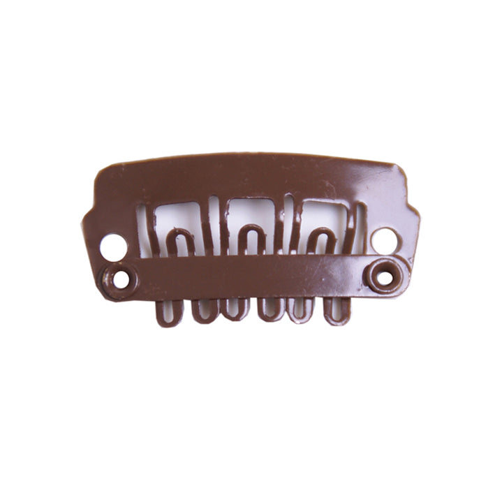 BOL.4 CLIPS 2,3 CM.PEQ.EXTENSIONES MARRON