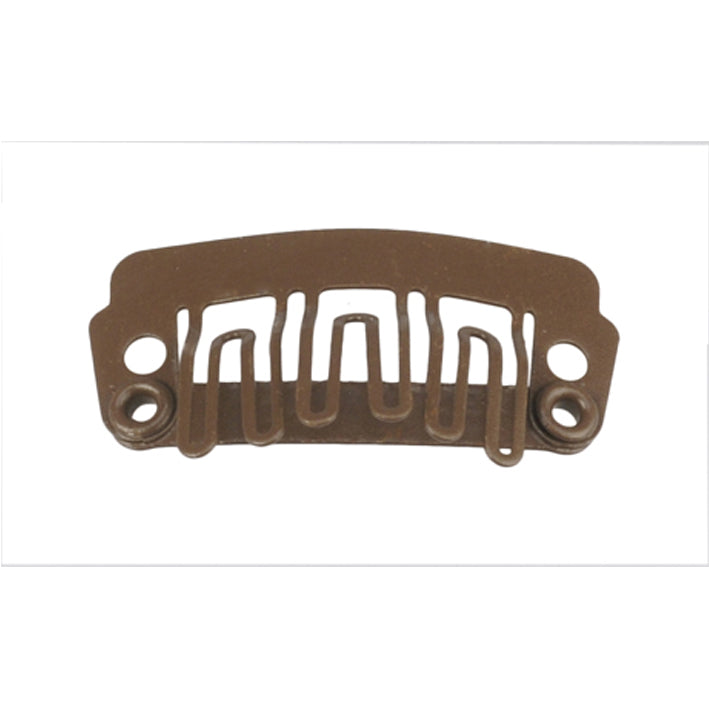 BOLSA 50 CLIPS 2,3 CM. EXTENSIONES MARRON