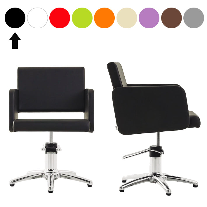SILLA DE PELUQUERIA VENUS NEGRO