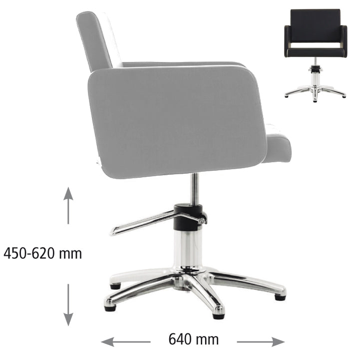 SILLA DE PELUQUERIA VENUS BLANCO