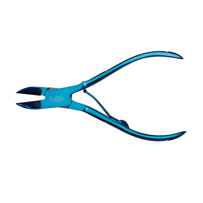 CORTA UÑAS MANICURA 11 CM. AZUL TITANIO