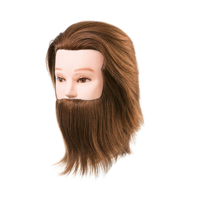 CABEZA MANIQUI  DANIEL CON BARBA CAB.NATURAL 15-18CM.