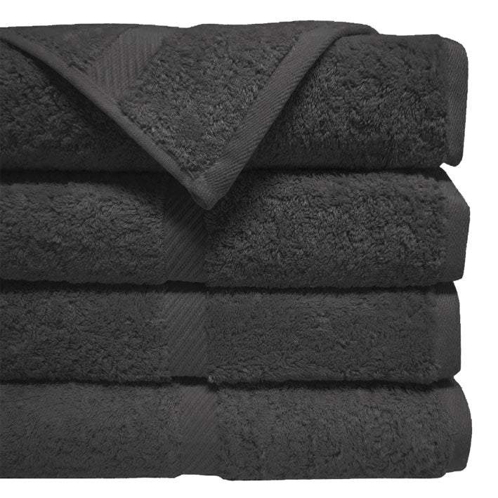 TOALLA 100% ALGODON 40X80 RESIST.LEJIA NEGRO