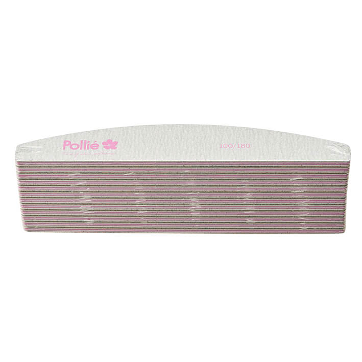 PACK 12 LIMAS 100/180 ZEBRA MEDIA LUNA ACOLCHA
