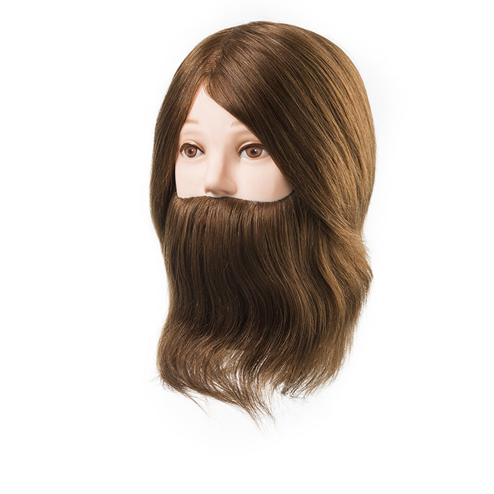 CABEZA MANIQUI  DANIEL CON BARBA CAB.NATURAL 15-18CM.