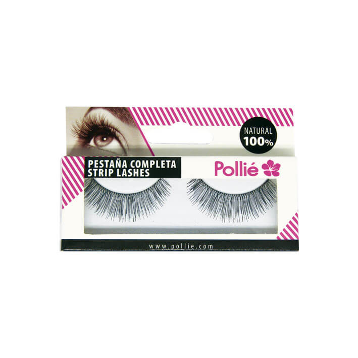 PESTAÑAS POLLIE 11 NEGRAS 100% NATURAL
