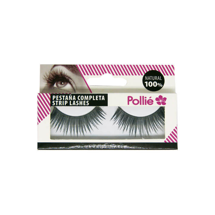 PESTAÑAS POLLIE 13 NEGRAS 100% NATURAL