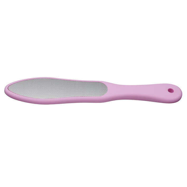RASPACALLOS METALICO MANGO GOMA SOFT ROSA
