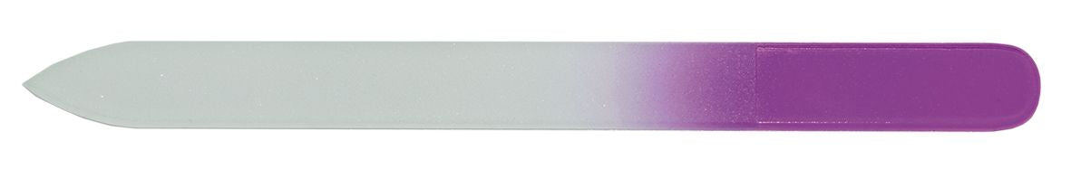 LIMA CRISTAL 2 CARAS LILA 14CM.