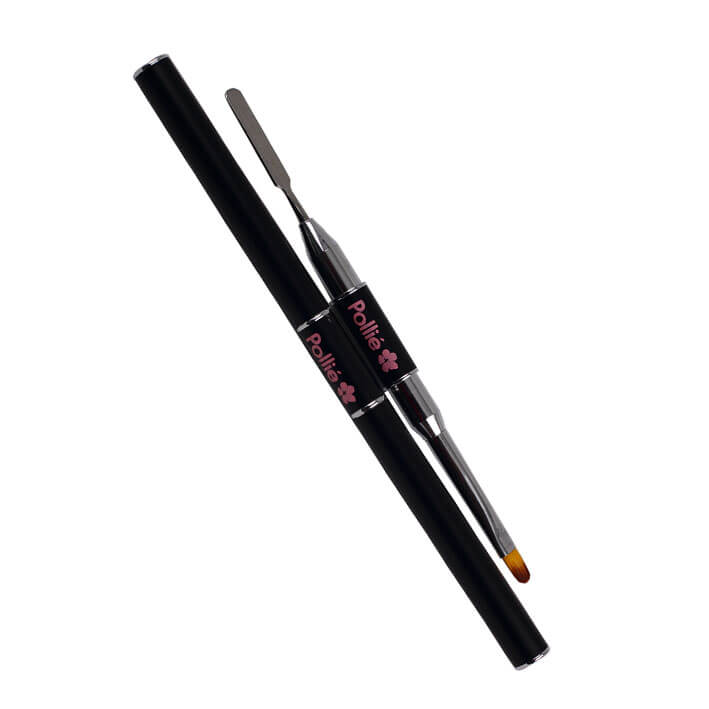PINCEL DOBLE PARA POLYGEL CONESPATULA