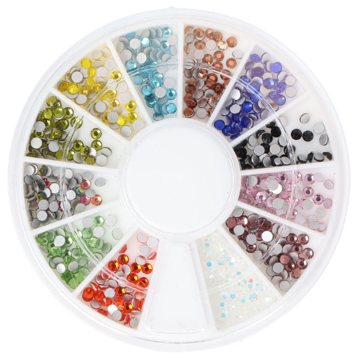STRASS RHINESTONES NAIL ART RUEDA 600 UDS