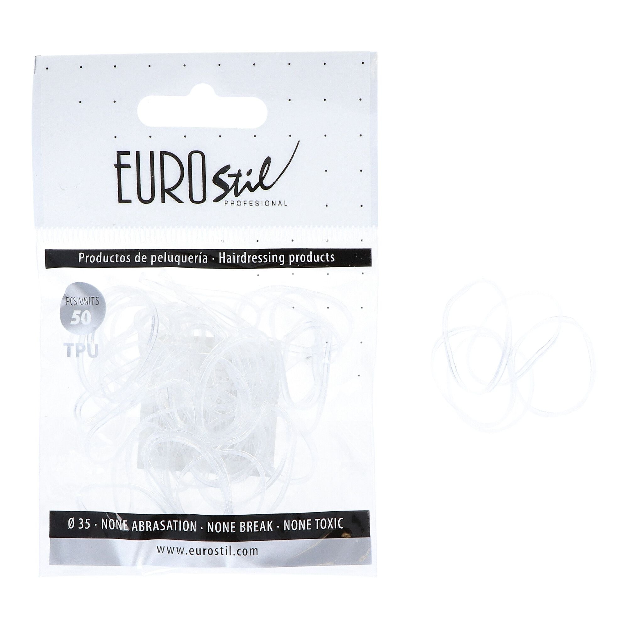 BOLSA DE 50 GOMAS TRANSPARENTES TPU