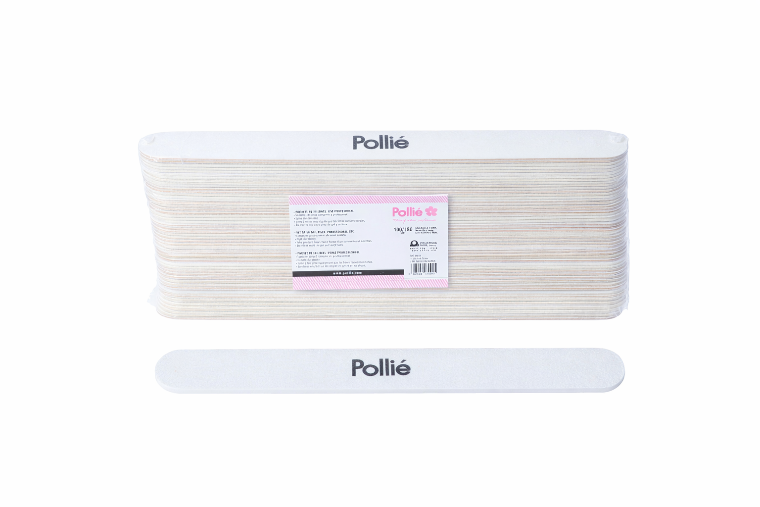 PACK 50 LIMAS AMERICANAS BLANCAS 178 MM
