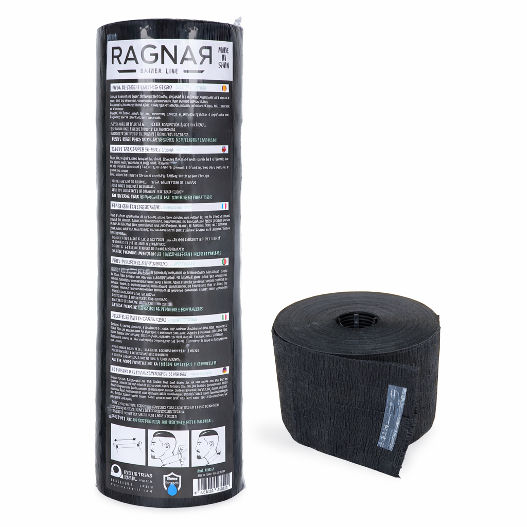 PACK 5 ROLLOS PAPEL NEGRO CUELLO 80 SERVICIOS