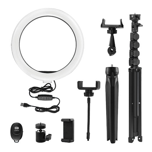 ARO LUZ LED D. 26CM SOBREMESACON TRIPODE