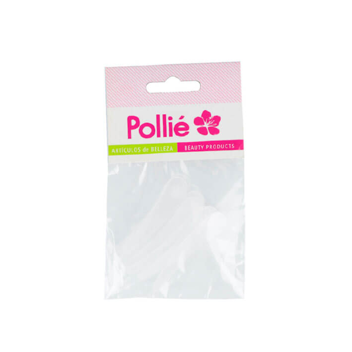 BOLSA 10 MINI ESPATULAS CREMATRANSPARENTES
