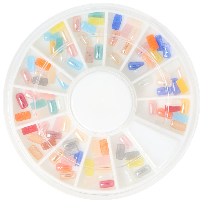LENTEJUELAS RHINESTONES NAIL ART RUEDA