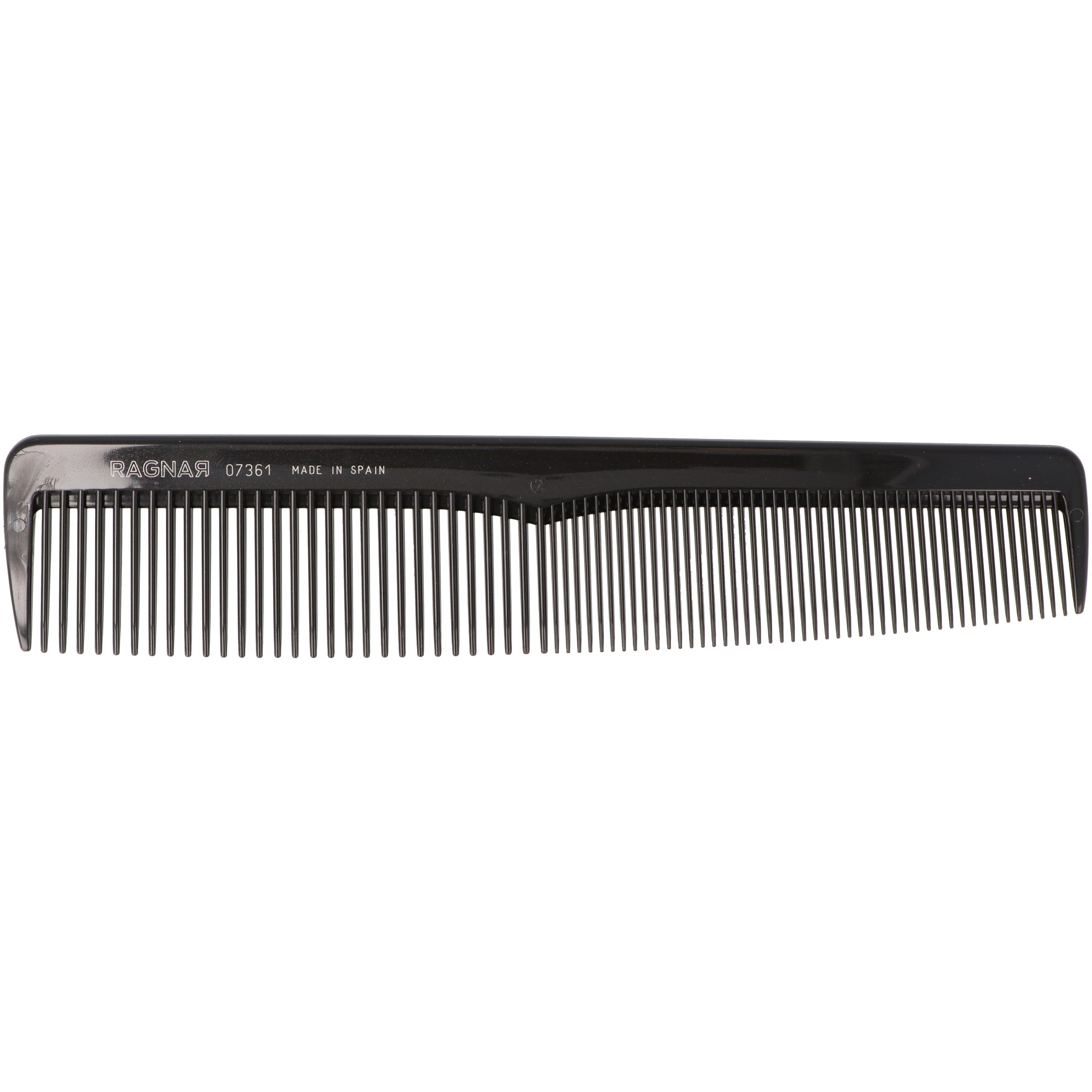 PEINE BARBERO BATIDOR RECTO NEGRO 19,5 CM