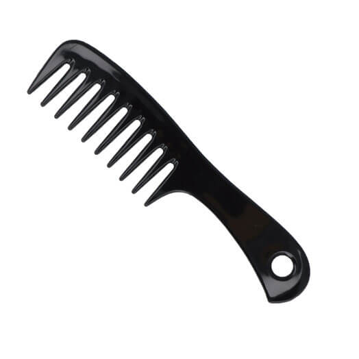PEINE BARBERO MECHAS NEGRO