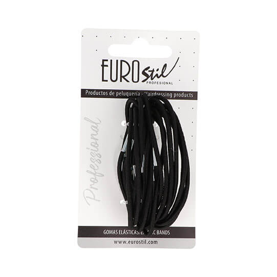 CARTON 15 GOMAS FINAS COLOR NEGRO