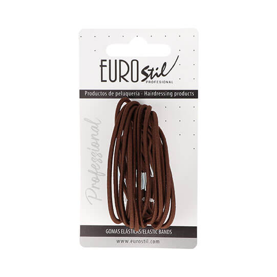 CARTON 15 GOMAS FINAS COLOR MARRON