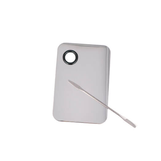 PALETA DE MEZCLA METALICA PARA NAIL ART