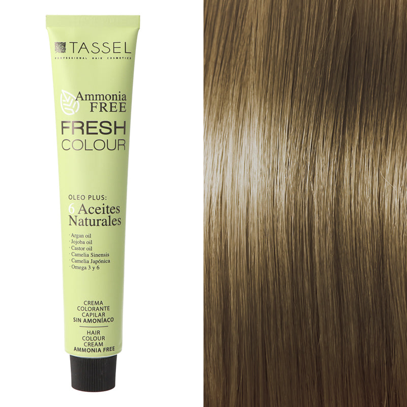 FRESH COLOUR Nº7.1 RUBI MEDI CENIZ FREE AMONIA