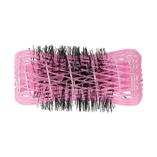 BOLSA 6 RULOS MALLA ROSA 24 MM CON PINCHITO