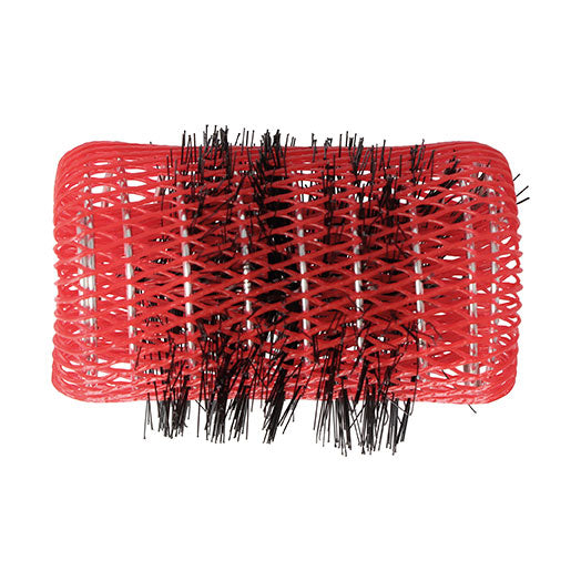 BOLSA 6 RULOS MALLA ROJO 36 MM CON PINCHITO