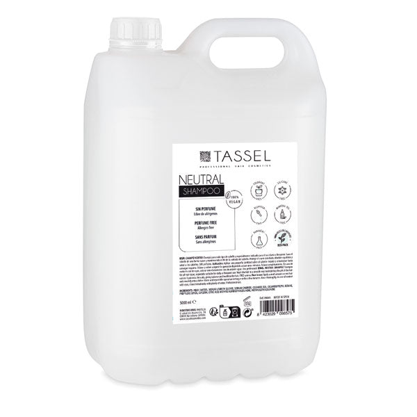 CHAMPU NEUTRO SIN PERFUME TASSEL 5 LITROS