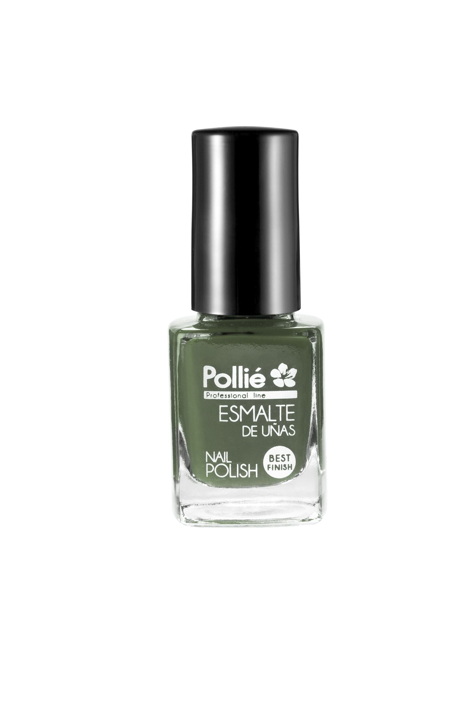 ESMALTE UÑAS VERDE MILITAR 12ML.