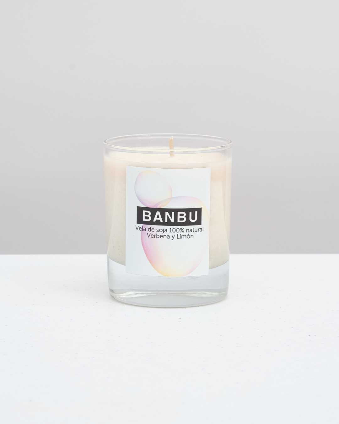 Vela de Soja Natural Aroma Verbena y Limón