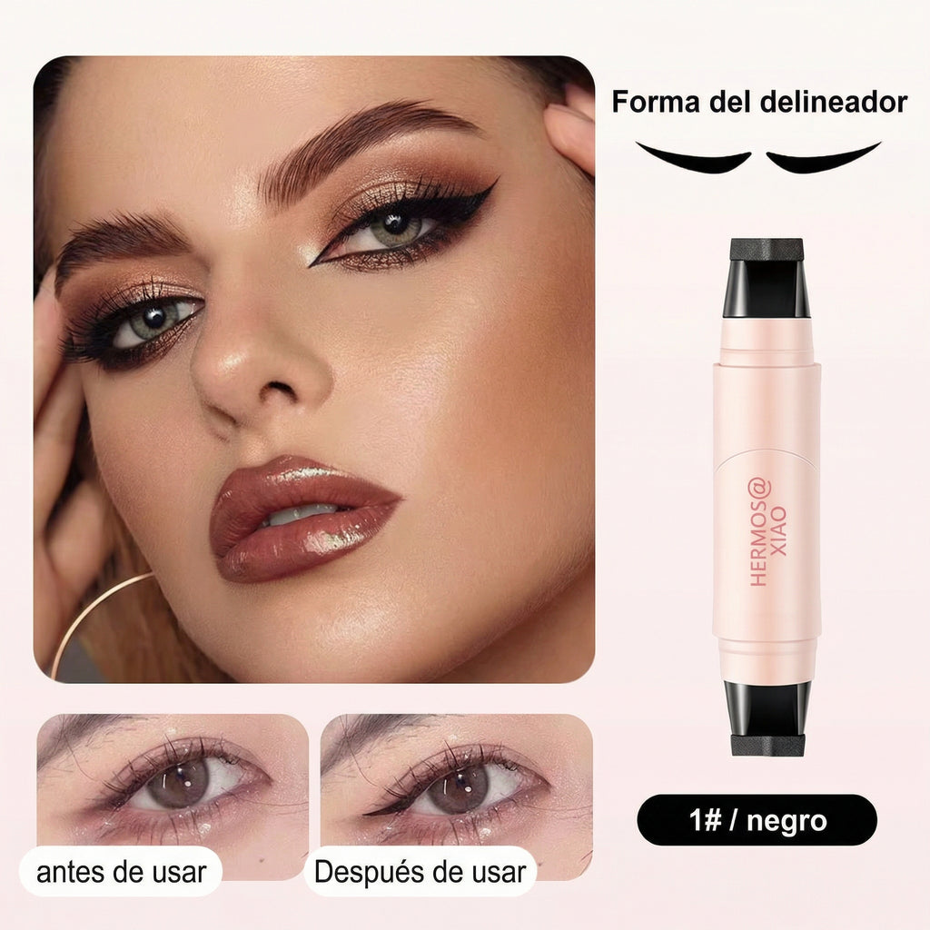 Delineador de Ojos Tipo Sello – Cat Eye Perfecto en Segundos