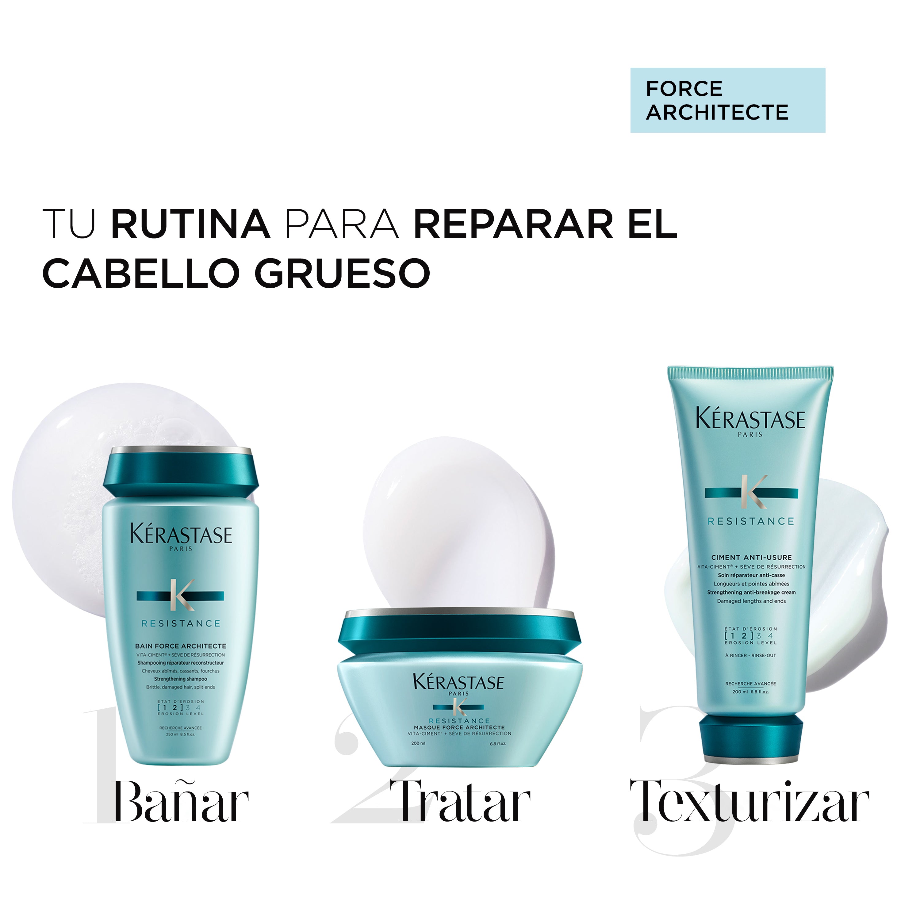KÉRASTASE RESISTANCE Champú Force Architecte 250 Ml