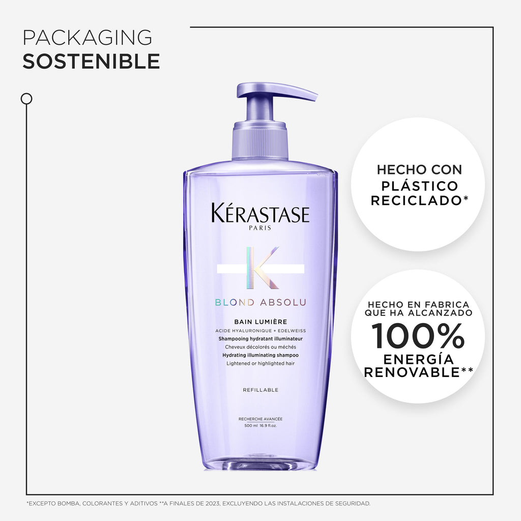 BLOND ABSOLU Champú Lumière 500 Ml Bain Lumière 500ml 500 ml Kerastase - Blond Absolu