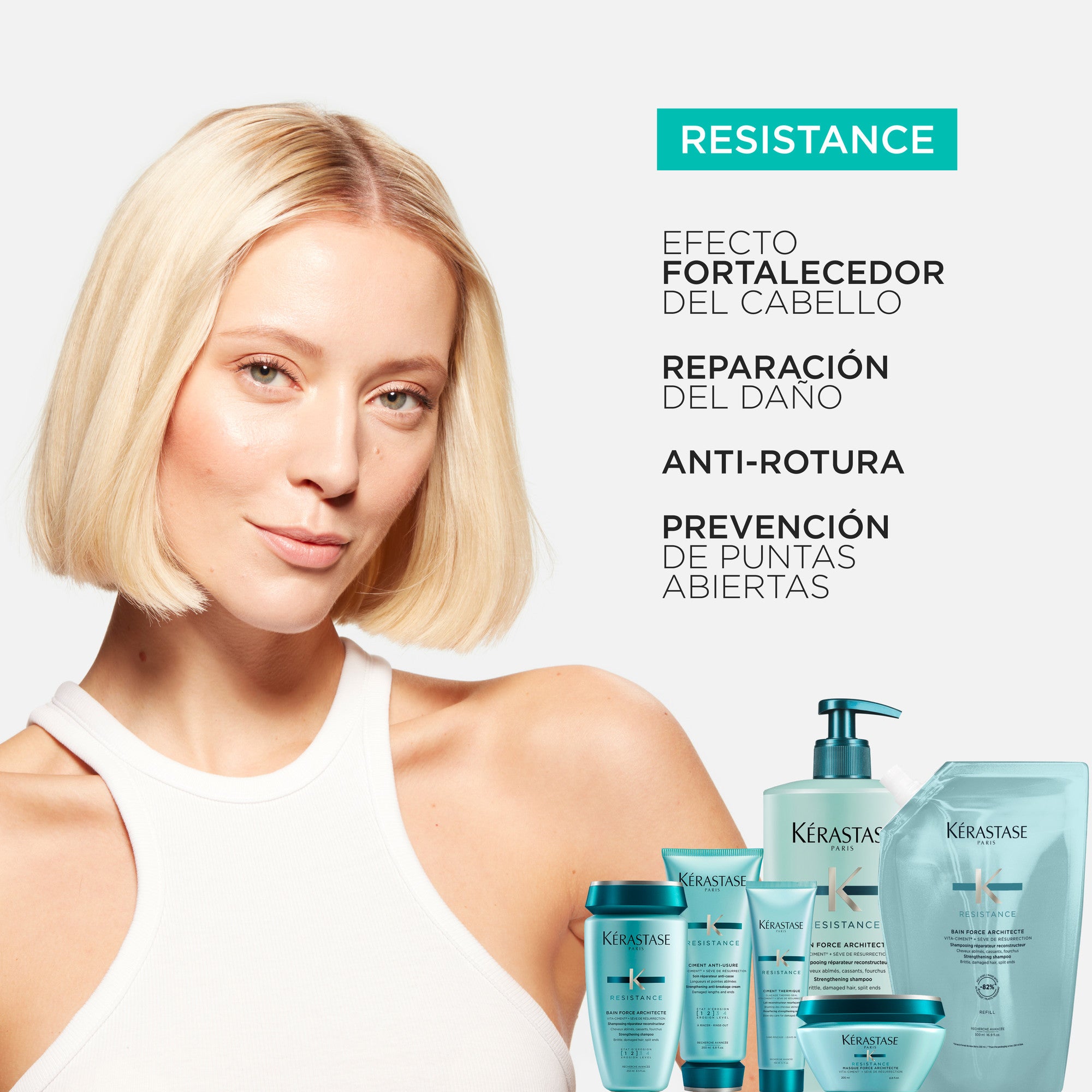 Kérastase Resistance Bain Force Architecte 500ml (Recarga)