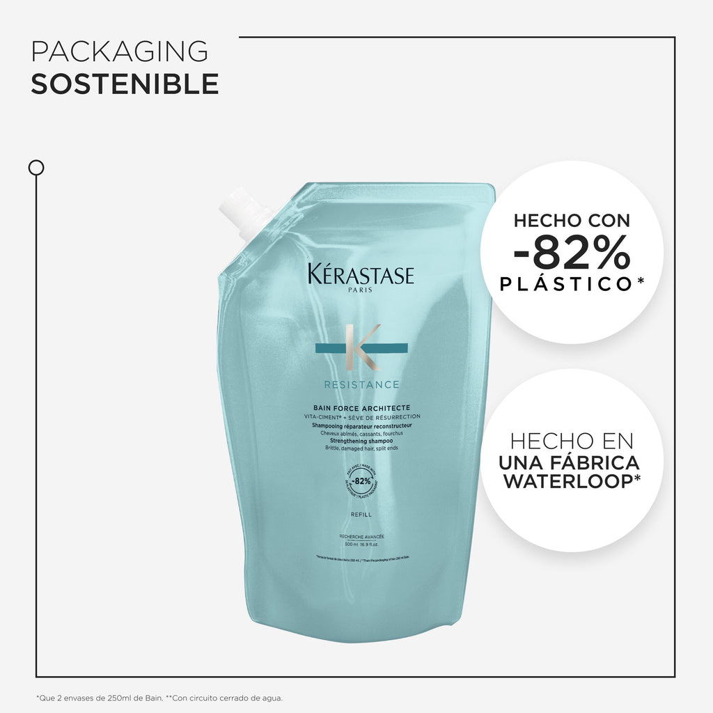 Kérastase Resistance Bain Force Architecte 500ml (Recarga)