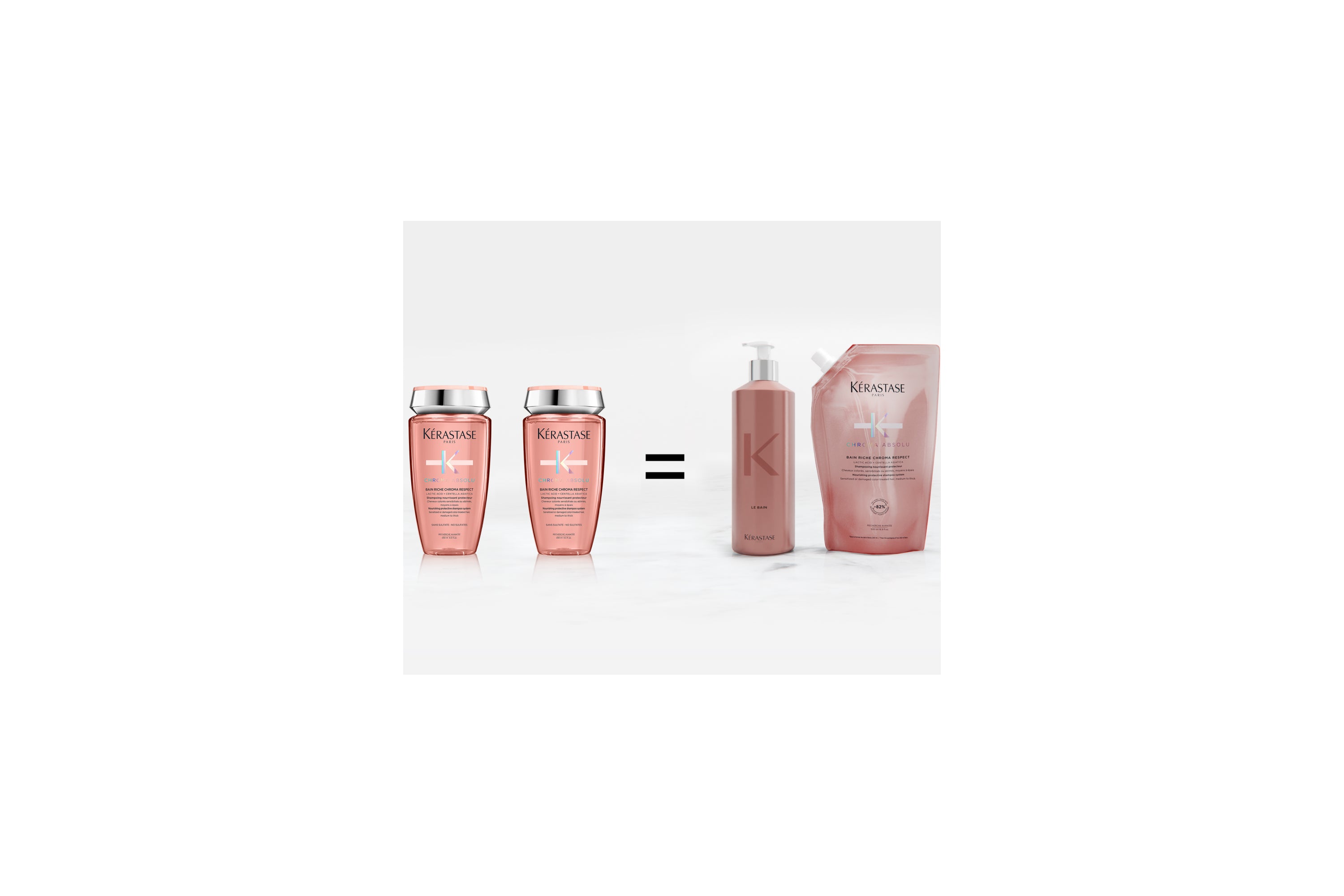Kérastase Chroma Absolu Bain Riche Chroma Respect 500ml (Recarga)
