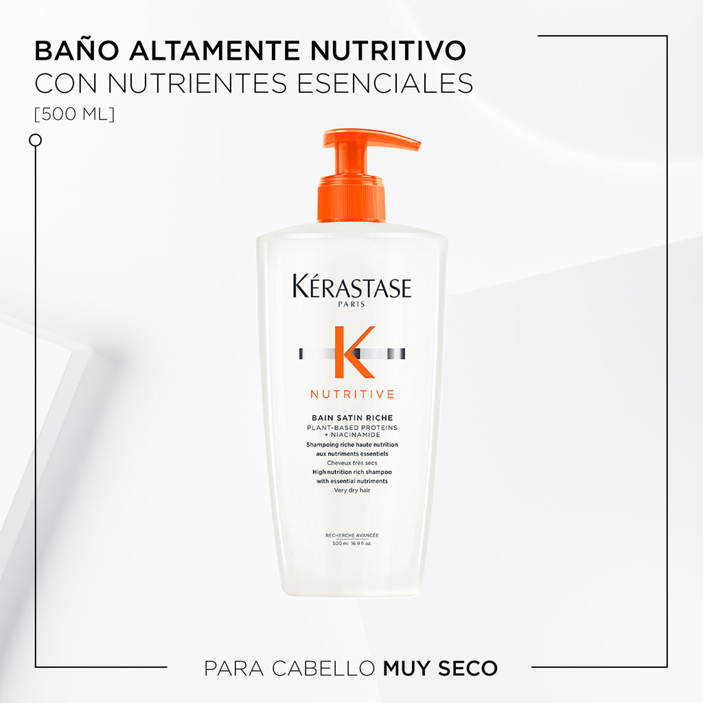 NUTRITIVE REFILL & 500ML Kerastase Recarga Champú 500ml Bain Satin Riche